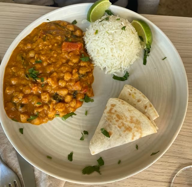 Chickpeas tikka masala vegan